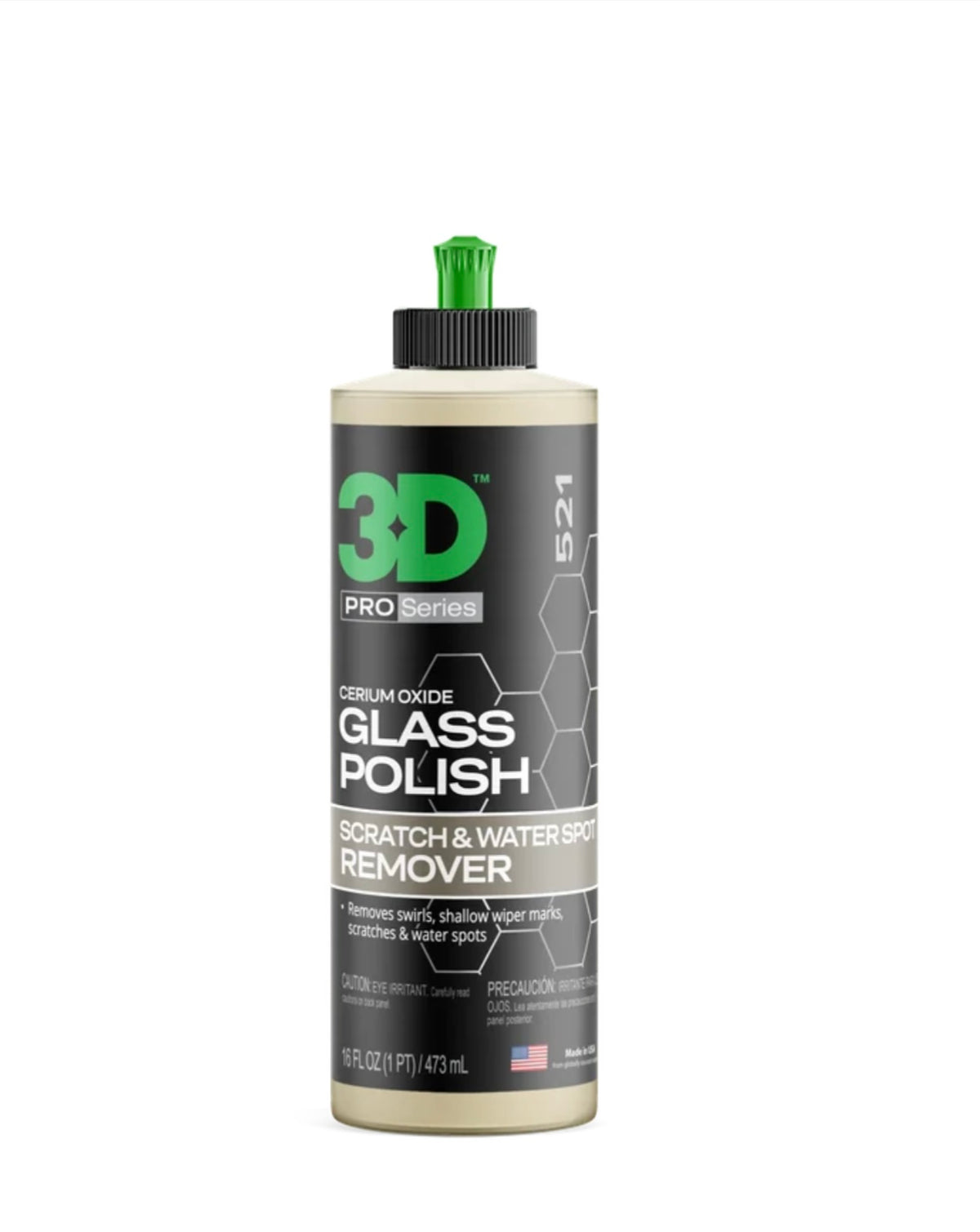 3D GLASS POLISH 473 ml - leštěnka na skla a okna