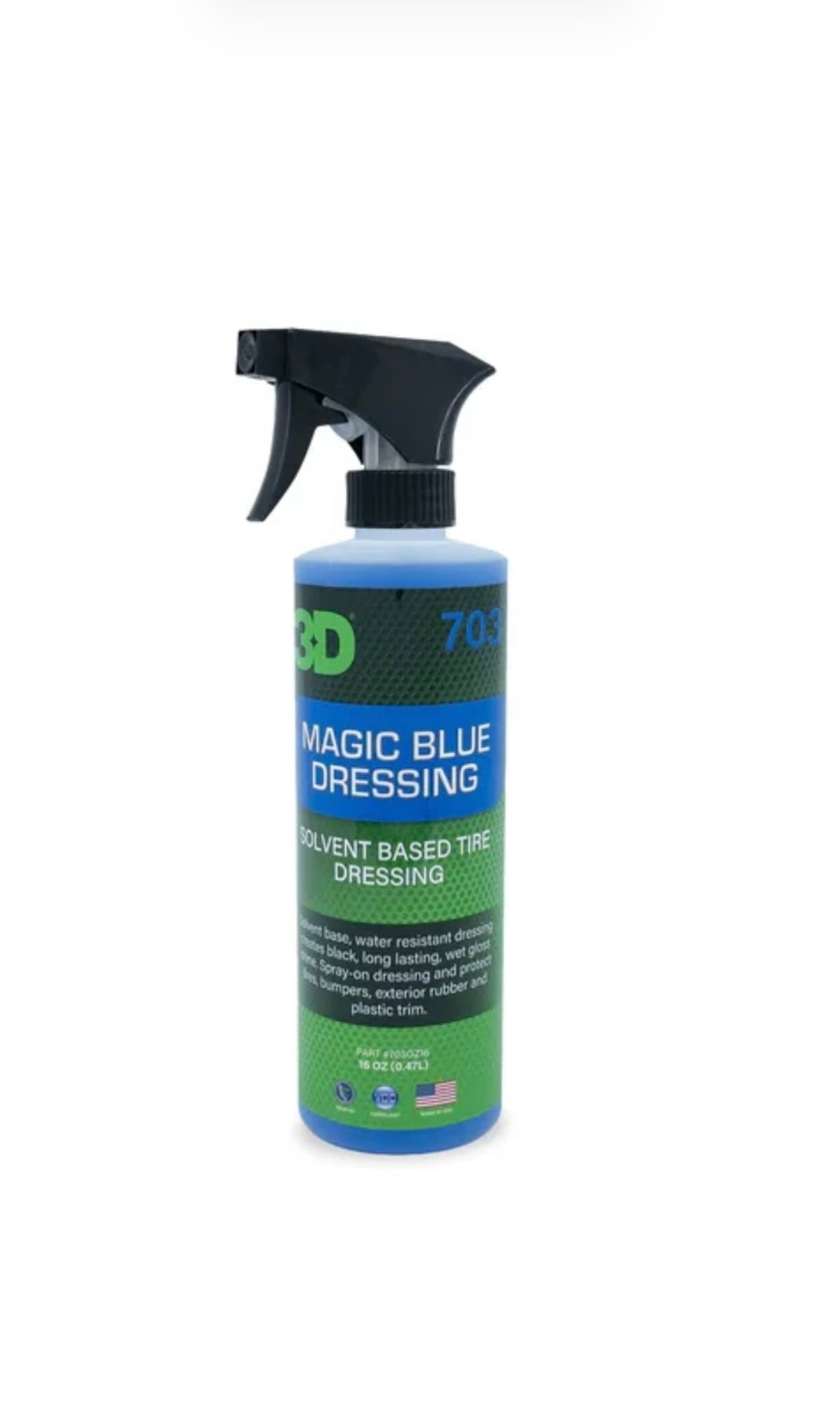 3D MAGIC BLUE 473 473 ml - voděodolný lesk na pneumatiky