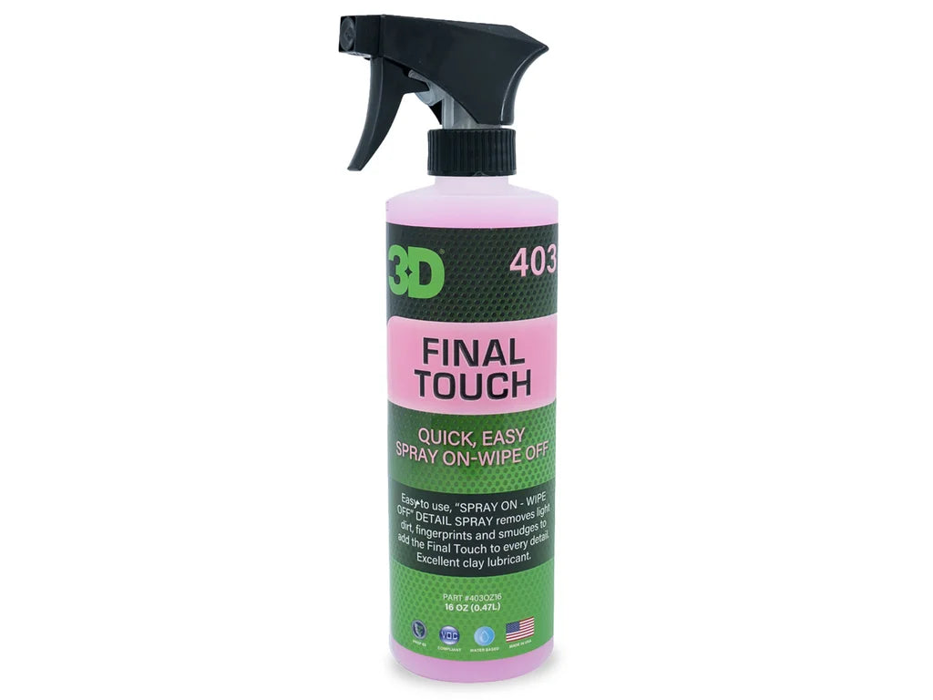 3D FINAL TOUCH 473 ml -prémiový detailer na exteriér i interiér